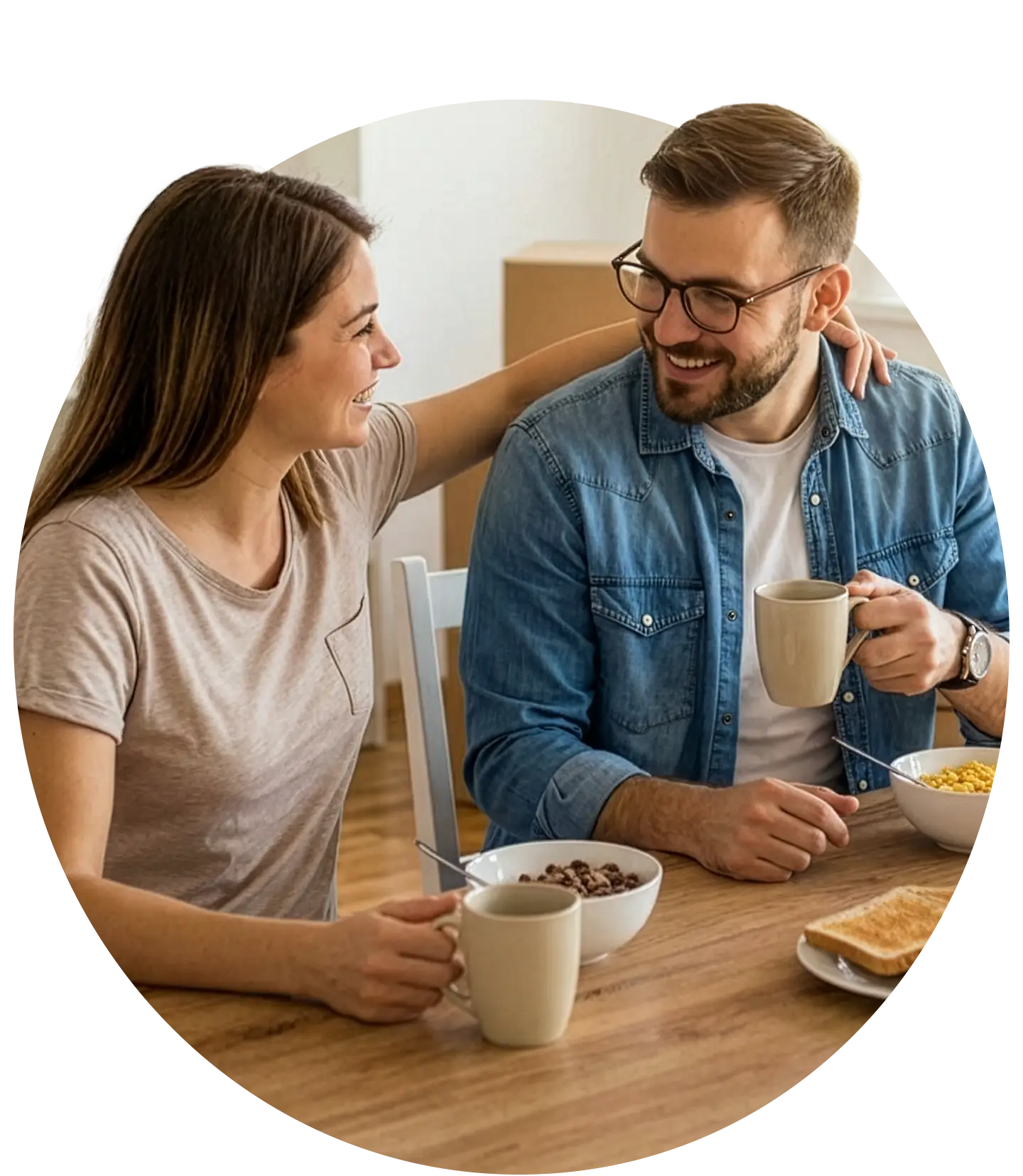 Pareja revisando los requisitos de una VPO